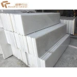 One Long Edge Polished White Marble Stairs Prices