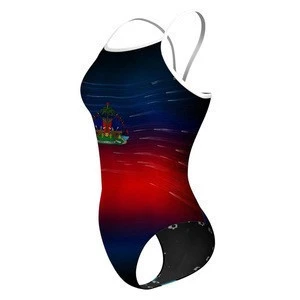 One Piece High Quality Factory Direct Sale Chlorine Resistant Swimwear for Aquatic Fitness