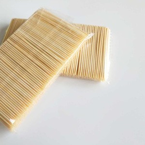 one/double sides bamboo toothpicks in transparent  bag