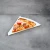 Import Open Disposable Triangle Paper Pizza Slice Tray Kraft Paper Cartonboard Takeaway Tray 232*232*195 *15 mm from Russia