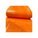 Orange Thermal PE Cold Proof Tarpaulin Insulated Tarps Concrete Curing Blankets
