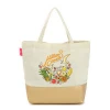 Organic canvas and PU fabric tote bag,custom cotton canvas shopping bag