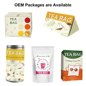 Organic Herbal Private Label Skinny Teatox Loose Leaf Tea in stand up Pouch