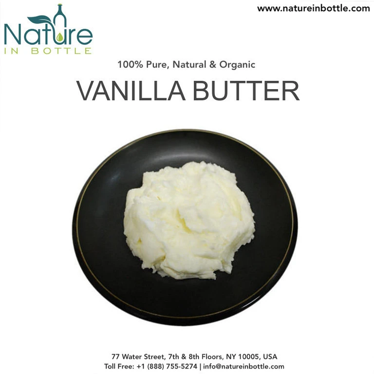Organic Vanilla Butter | Vanilla planifolia Bean Body Butter Cream - 100% Pure at bulk wholesale prices