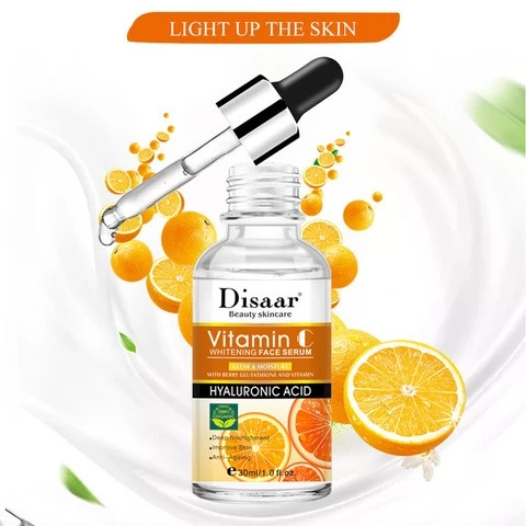 Organics Vitamin C Serum Liquid Female Face Serum Oem Service Anti-aging Whitening Radiation Protection Anti-aging Brightening