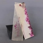 Organza material printing garment tag label