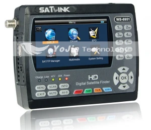 Original Satlink WS-6951 DVB-S/S2 HD Satellite Finder Satlink 6951 Meter