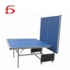 outdoor 2740mm Standard size folding indoor table tennis with removable casters for sale