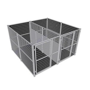 Outdoor Big Dog Cage 5*10*6FT Galvanized Steel Dog Kennel/Pet House/Pet Cage for Sale