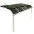 Outdoor Garden Free Standing Waterproof Aluminum Canopy Roof Polycarbonate Balcony Patio Cover