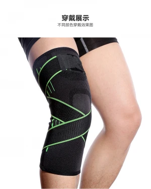 Outdoor mountaineering running knee pads Basketball compression protection knee Elastic fitness Riding Protective gear knee pads
