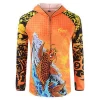 Outdoor Sportswear Custom Wholesale Comfortable fishing shirt hoodie Bass UV Protection printing long sleeve Fishing Shirt
