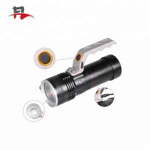 Outdoor Waterproof 1000LM Led Rechargeable Adjustable Zoomable Aluminum Spotlight Super Bright Handheld Searchlight
