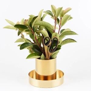 OXGIFT Wholesale Factory Price Amazon metal decorative brass flower vase