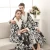 Import Pajamas Craft Jacquard Double Layer Thick Bathrobe Cationic Flannel Night Gown from China