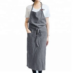Personalised Women Natural Linen Apron