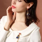 Personality creative cute bird brooch femininity wild party dress brooch