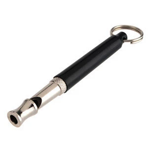 Pet Dog Cat Training Obedience Black Whistle Ultrasonic Supersonic Sound Pitch Quiet Training Whistles Pets Supplies