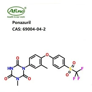 pharmaceutical ingredient  Veterinary API PONAZURIL CAS 69004-04-2