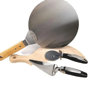 Pizza Tools Stainless Steel Cake Food Wheels Shovel