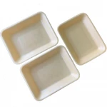 pla foaming black plastic biodegradable packaging for frozen food fruit plant tray