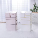 Plastic household Clothes Storage Box Closet Organizer Home Organization Boxes PP Storage Bins Plastic Storage Box With Lid