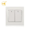Plastic material panel UK power modern hotel wall electric switch