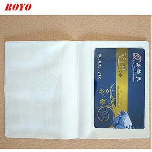 Plastic pvc business credit card holder and bank card case