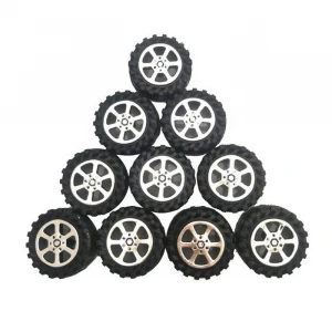 Plastic Roll Toy Wheel for DIY Toy RC Car Truck Boat Helicopter Model Part customizable size