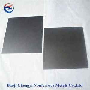 Polished bright titanium alloy sheet for chemistry industry