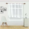 Polyester Mesh Fabric tulle Window Curtains For Living Room Kitchen Bedroom Voile Curtain Fabric Window Drapes fabric