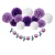 Import Pom Poms Flowers Under Happy Birthday Balloons Banner Set Little Mermaid Party Decoration from China