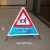 Import Pop-up foldable tripod warning sign European markert safety signs in construction folding traffic signs from China