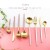 Import Popular Gold Stainless Steel Dinner Knife Spoon And Fork 4pcs Set Portuguese Style Cutlery from China