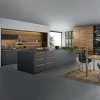 Popular new concept modern kitchen designs ,handle-less modern kitchen designs