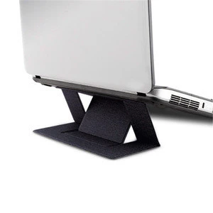 Portable Adjustable Laptop Stand Pad Adhesive Invisible Stands Folding Bracket Tablet Holder for Laptops