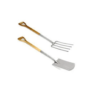 portable garden round spade shovels gardening fork hand tools set