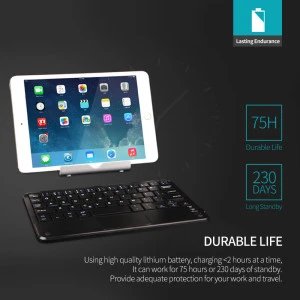 Portable Mini Wireless Bluetooth Keyboards with Touchpad Universal For All 7-10 inch Android Tablet For iPad Smartphones