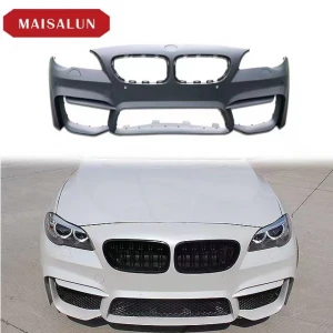 PP plastic Car Front Bumper Rear Bumper Side Skirts  Car Body Kit For BMW 5 Series F10 F18 Conversion 2012-2017