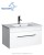 Import Pre-assembled Wall-hung Bathroom Wash Basin Cabinet vanity in MDF (AC1004) from China