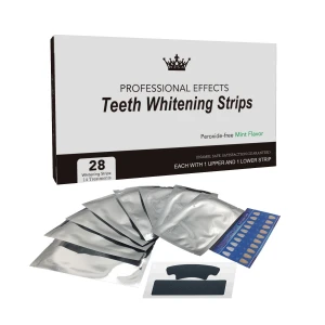Premium Home Teeth Whitening Dry Strips  28 Peroxide Free Teeth Whitener Kit