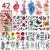 Import Premium Quality Summer Necessary All Ages Adornments Safe Fun Stylish Colored Glitter Tattoos from China