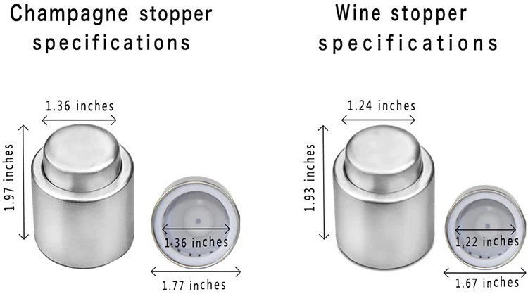 Press Type Air Vacuum Pump Wine Bottle Stopper Wine Sealer