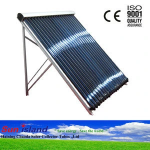 Pressurized Copper Heat Pipe Solar Collector