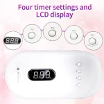 Private Label 36W Gel Curing Machine Nail Polish Dryer Sun Light  Better  Led Uv Nail Lamp 4Timer Auto Sensor