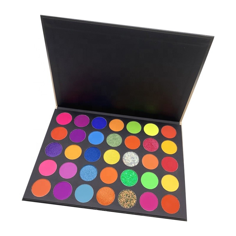 Private label vendor wholesale sombras matte magnetic fall eye shadow palette pigment eyeshadow pallets