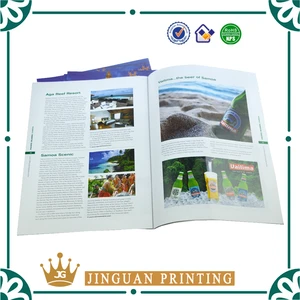 Professional high quality custom advertising coloring catalogue printing magazine