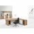 Import Professional Office Furniture Half Round European Style Semi Circle 100% MDF Executive Office Desk from China