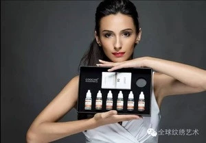 Professional permanent makeup pigment kit