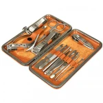 Professional Stainless Steel Nail Clipper Set Nail Tools Manicure & Pedicure Set of 12pcs  / Professional Manicure Pedicure Set
